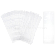 PVC Heat Shrink Wrap Bags, Rectangle, WhiteSmoke, 25x8x0.004cm, 100pcs/set(ABAG-WH0035-031A)