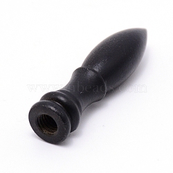 Gorgecraft Iron Lamp Shade Light Bulb Clip Lampshade Adapter, Bullet, Electrophoresis Black, 50x12mm, Hole: 5.5mm(IFIN-GF0001-07EB)