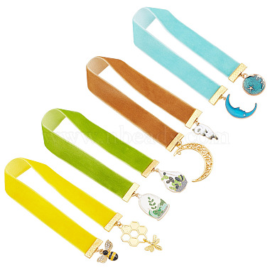 Mixed Color Alloy+Enamel Bookmarks