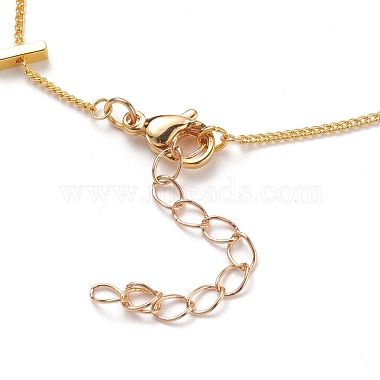 Brass Twisted Chain Curb Chain Bracelets(BJEW-JB05499)-3
