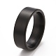 Ионное покрытие (ip) 304 кольцо из нержавеющей стали с простой полосой для мужчин и женщин(RJEW-E062-A01)-1