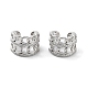Brass Micro Pave Cubic Zirconia Cuff Earrings(EJEW-D088-09P)-1
