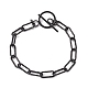 304 bracelet chaîne trombones en acier inoxydable pour femme(BJEW-H541-07EB)-1