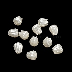 ABS Plastic Imitation Pearl Beads, Bud, White, 9x8.5mm, Hole: 1.2mm, about 428pcs/500g(KY-F024-02)