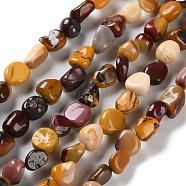 Natural Mookaite Beads Strands, Nuggets, Tumbled Stone, 4.5~11.5x3~7x3.5~6mm, Hole: 1~1.2mm, about 48~68pcs/strand, 15.35~15.94''(39~40.5cm)(G-P497-01C-10)