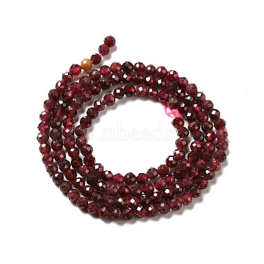 Natural Garnet Beads Strands(X-G-I341-09B)-3