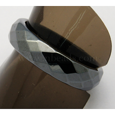 Non-Magnetic Synthetic Hematite Wide Band Rings(X-RJEW-A026-2)-2