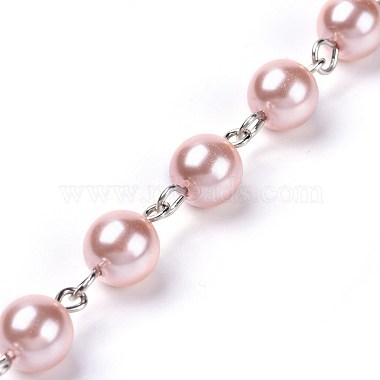 Chaînes de perles de verre teinté à la main(AJEW-JB00487)-3