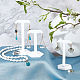 3 Sizes T-Shaped Opaque Acrylic Dangle Earring Display Stands(ODIS-WH0029-55)-4