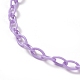 Personalized ABS Plastic Cable Chain Necklaces(NJEW-JN03220-04)-3