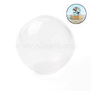 DIY Round Crystal Ball Display Decoration Silicone Molds, Resin Casting Molds, for UV Resin & Epoxy Resin Craft Making, Clear, 3.35x3.3cm, Inner Diameter: 1.8cm(DIY-F107-01B)