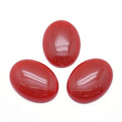 Natural Red Jasper Cabochons, Oval, 40x30x7.5~8mm(X-G-P393-I05)