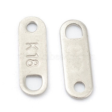 201 Stainless Steel Chain Tabs(STAS-G245-10)-2