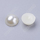 Half Round Domed Imitated Pearl Acrylic Cabochons(OACR-H001-9)-2