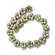 Handmade Porcelain Flower Beads Strands(PORC-F003-01L)-3