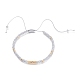 Bracelets de perles de nylon tressés réglables(BJEW-JB05528-02)-1