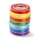 7 rouleaux 7 couleurs jeu de cordes en cristal élastique plat(EW-YW0001-09)-1