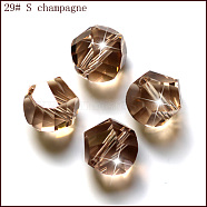 Imitation Austrian Crystal Beads, Grade AAA, Faceted, Polygon, BurlyWood, 6mm, Hole: 0.7~0.9mm(SWAR-F085-6mm-29)