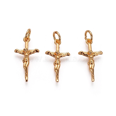 Golden Cross Brass Pendants