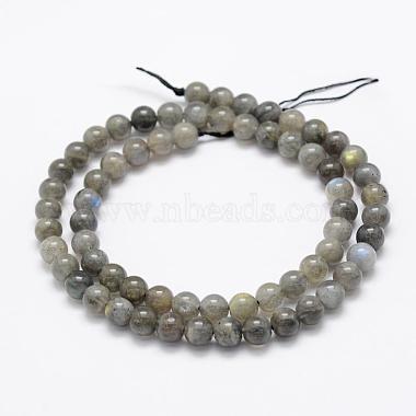 Natural Labradorite Beads Strands(G-P322-31-6mm)-2
