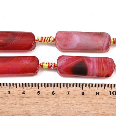 naturelles agate jaune brins de perles(G-H342-B05-01)-4
