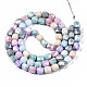Opaque Baking Painted Glass Beads Strands(EGLA-N006-008-A07)-2