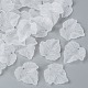 Transparent Frosted Acrylic Leaf Pendants(X-PAF002Y-14)-1