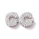 925 Sterling Silver Micro Pave Cubic Zirconia Beads(STER-Z005-15P-G)-1