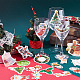 102Pcs Christmas Theme Plastic Self Adhesive Stickers(DIY-SC0021-89)-5