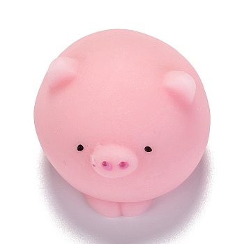 Pig Shape Stress Toy, Funny Fidget Sensory Toy, for Stress Anxiety Relief, Pink, 24x31x31mm