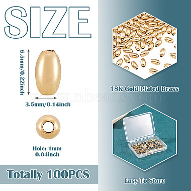 100Pcs Brass Beads(KK-TA0008-90)-4