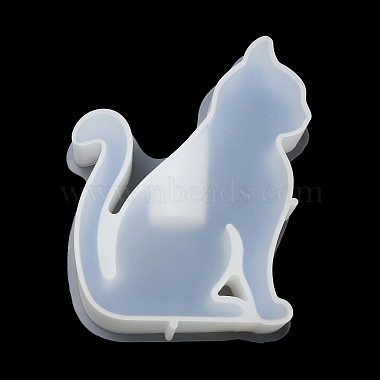 素敵な猫の形の燭台シリコンモールド(SIMO-C010-01D)-5
