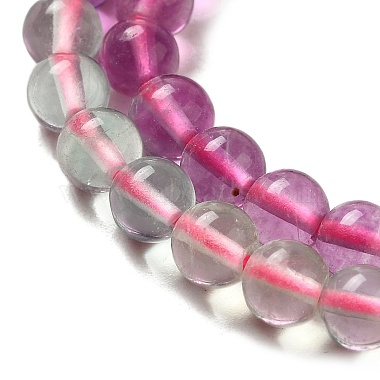 Gradient Color Natural Fluorite Beads Strands(G-Z049-A01-01)-5