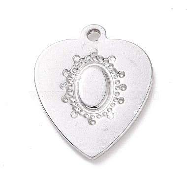 304 Stainless Steel Pendant Cabochon Settings(X-STAS-G287-11P)-2