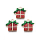 Noël pendentifs émail en alliage(X-ENAM-Q442-58)-1