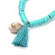 Handmade Polymer Clay Heishi Beads Stretch Bracelets(BJEW-JB04251-M)-4