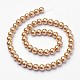 Eco-Friendly Dyed  Glass Pearl Round Beads Strands(HY-A002-8mm-RB068)-1