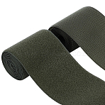 2 Rolls Nylon & Blended Magic Tapes, Fastener Hook Side, Clothes Accessories, Dark Green, 115mm, 2m/roll(OCOR-OC0001-98A)