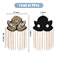 2Pcs Iron & Felt Fashion Tassel Epaulette(AJEW-FH0004-04B)-2
