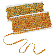 2 Cards 2 Colors PVC Plastis Flower Link Chains, Soldered, with Card Paper, Mixed Color, 14x3.5mm, about 29.53 Feet(9m)/Card, 1 card/color(CHAC-FH0001-03)