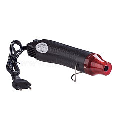 Type C Plug(European Plug) 230V Mini Heat Gun, Hot Air Gun Tools Shrink Gun, for DIY Shrink Wrap Drying Paint Embossing, Black, 225x43x47mm(TOOL-D054-02B)