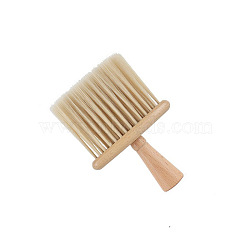 Wood Soft Brush Keyboard Cleaner, Computer Cleaning Tools, Tan, 160x105x75mm(OFST-PW0014-19A)