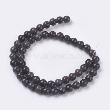 Natural Ice Obsidian Beads Strands(G-E468-D01-6mm)-2