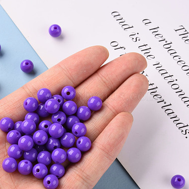 Opaque Acrylic Beads(MACR-S370-C8mm-31)-5