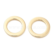 Brass Linking Rings, Cadmium Free & Lead Free, Long-Lasting Plated, Round Ring, Real 24K Gold Plated, 10x1mm, Inner Diameter: 6.7mm(KK-M250-31B-G)