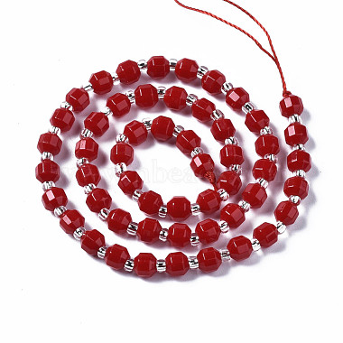 Natural White Jade Beads Strands(G-T132-051A-01)-2