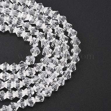 Imitate Austrian Crystal Bicone Glass Beads Strands(GLAA-F029-4x4mm-13)-2