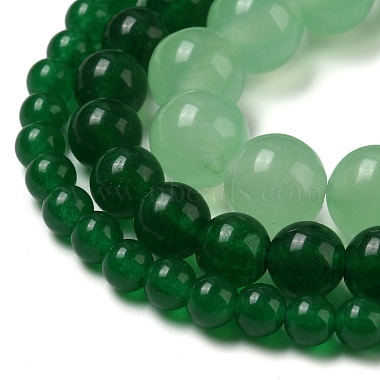 Olycraft 6 Strands 6 Styles Natural & Dyed Malaysia Jade Beads Strands(G-OC0003-40)-2