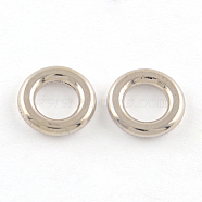 Tibetan Style Alloy Linking Rings, Cadmium Free & Lead Free, Donut, Antique Silver, 10x2mm, Hole: 5.5mm, about 1886pcs/1000g(TIBEP-R304-120AS-LF)