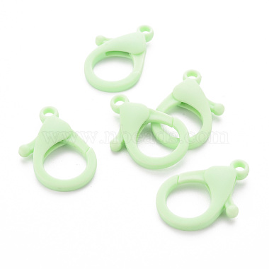 Light Green Others Plastic Lobster Claw Clasps